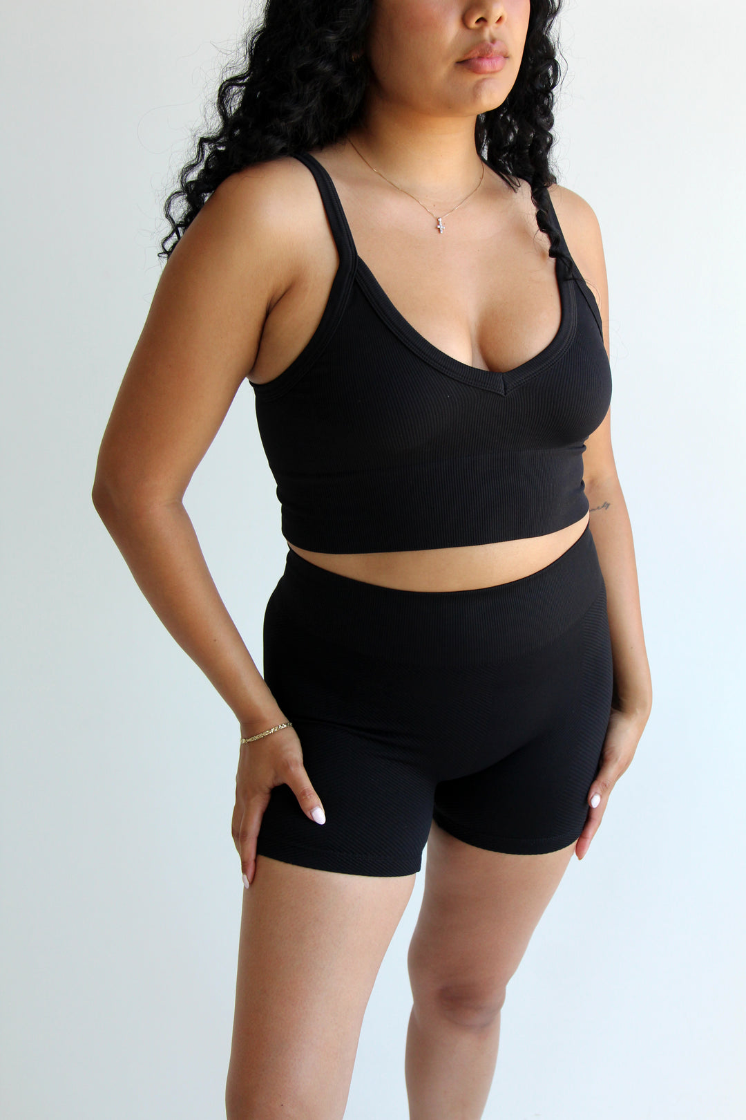 Chevron Shorts | Black