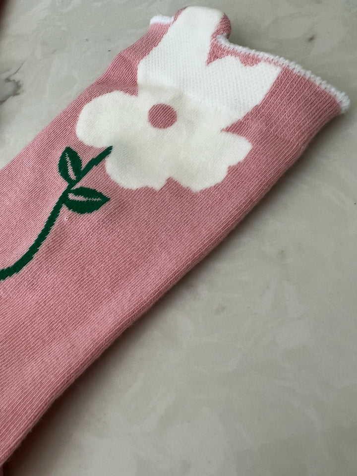 Flower Socks | Pink