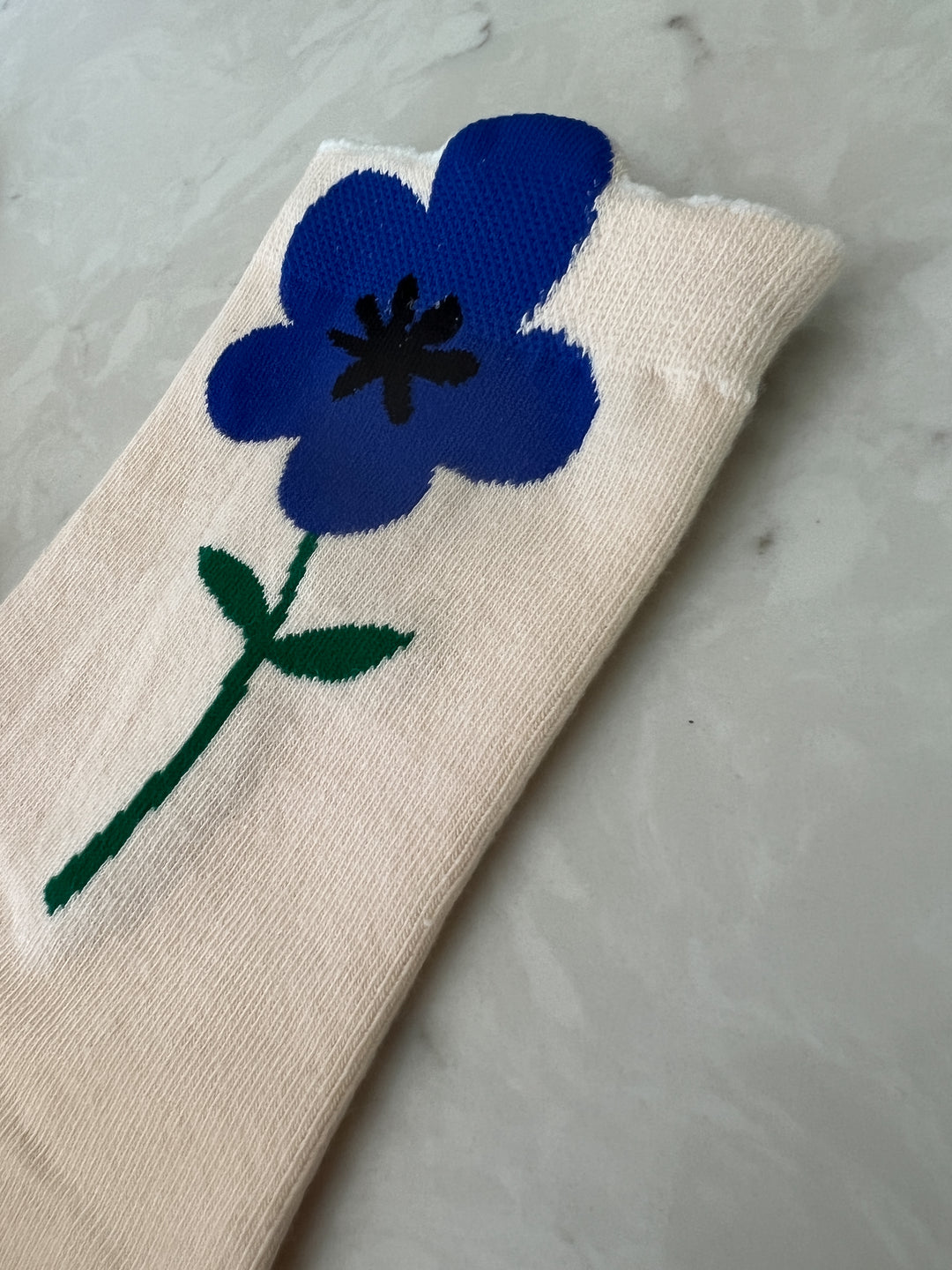 Flower Socks | Blue