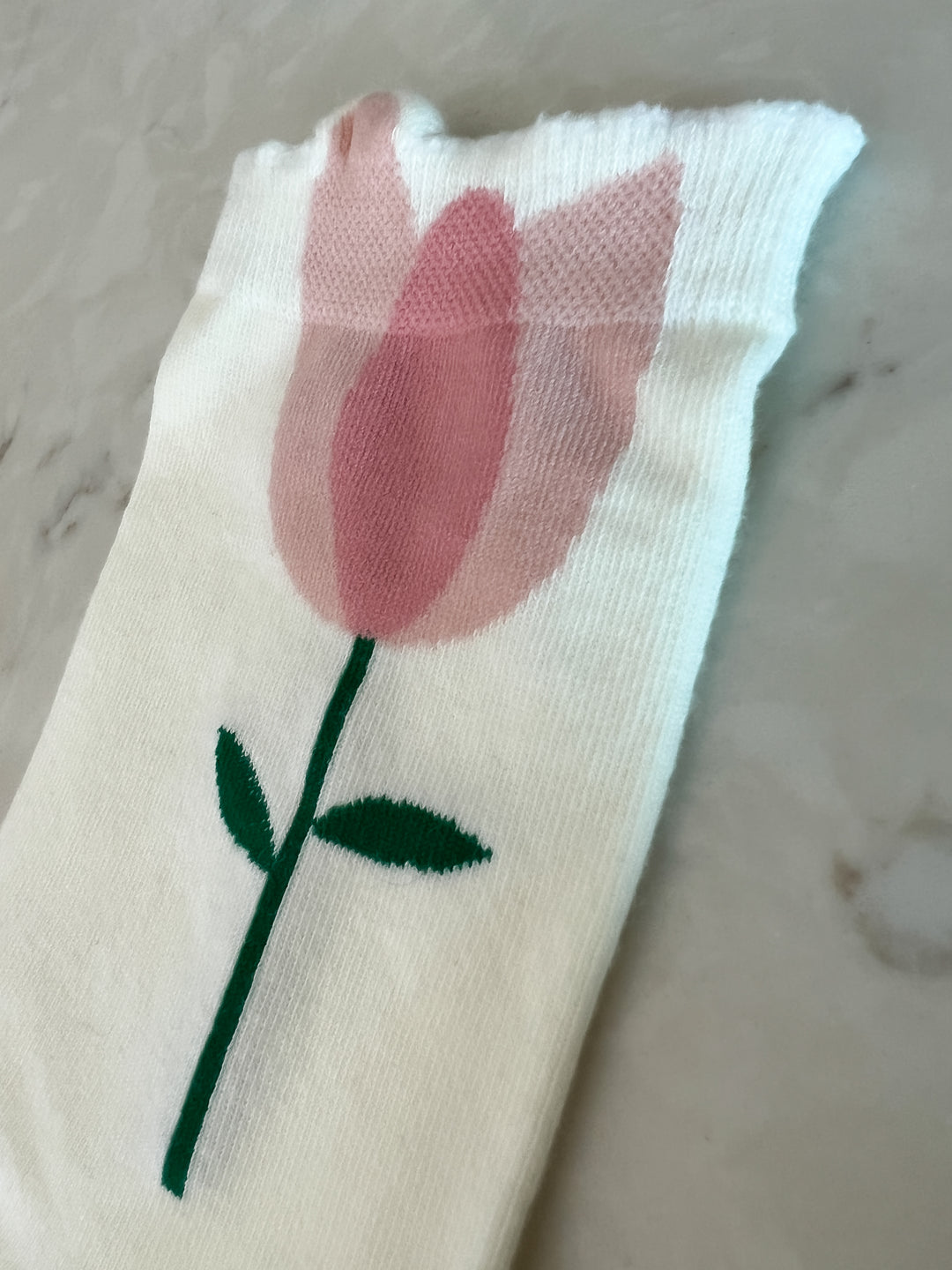 Flower Socks | Ivory