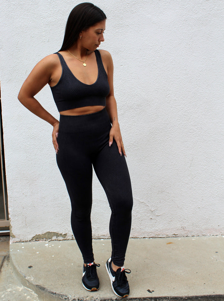 Tustin Reversible Bralette | Vintage Black