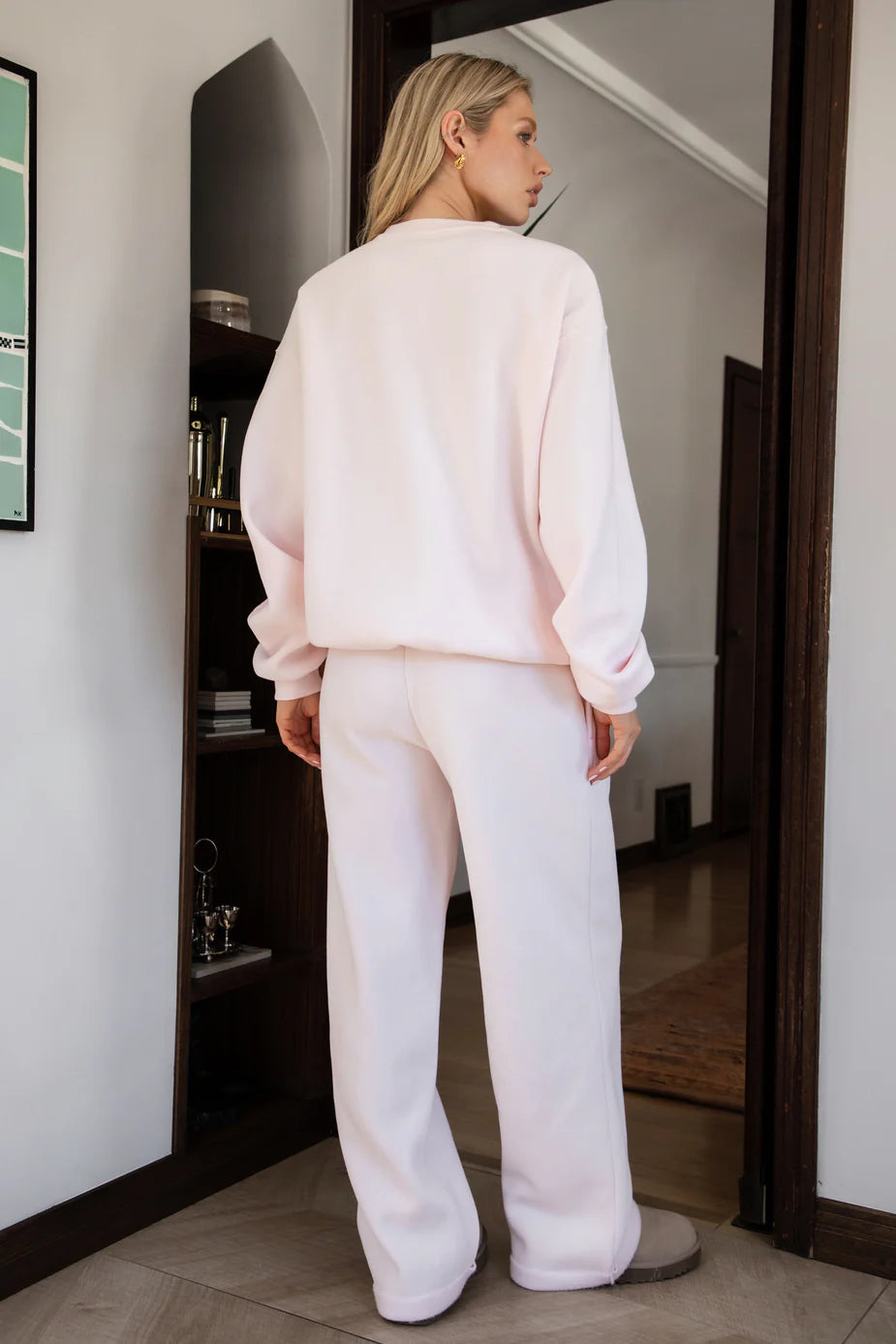 LANI SET | SWEATER & SWEATPANTS | PALE PINK